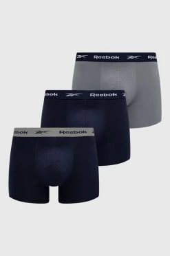 Ανδρικά Μπόξερ και σλιπ Μποξεράκια Reebok (3-pack) χρώμα: ναυτικό μπλε