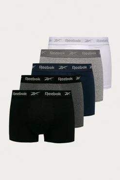 Ανδρικά Μπόξερ και σλιπ Reebok - Μποξεράκια (5-pack) μαύρο
