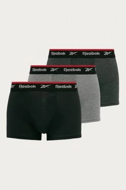 Ανδρικά Μπόξερ και σλιπ Reebok - Μποξεράκια (3-pack) μαύρο