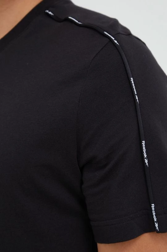Ανδρικά Μπλουζάκια Μπλουζάκι Reebok Ready , χρώμα: μαύρο - Image 5
