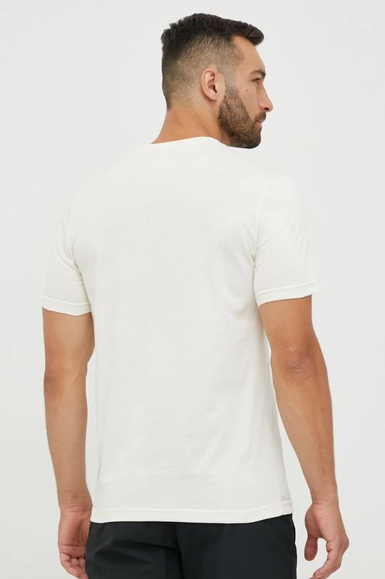 Ανδρικά Μπλουζάκια Βαμβακερό μπλουζάκι Reebok μπεζ - Image 3