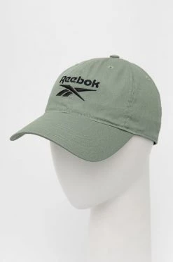 Jockey Βαμβακερό καπέλο Reebok πράσινο