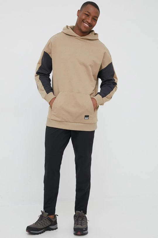 Ανδρικά Υφασμάτινα Παντελόνι προπόνησης Reebok United By Fitness Athlete μαύρο - Image 2