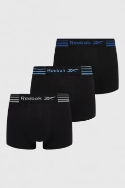 Ανδρικά Μπόξερ και σλιπ Μποξεράκια Reebok μαύρο