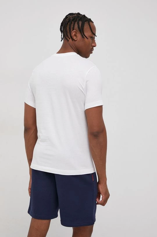 Ανδρικά Μπλουζάκια Βαμβακερό μπλουζάκι Reebok άσπρο - Image 3