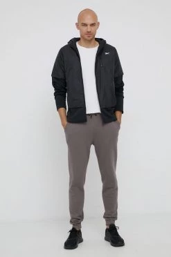 Ανδρικά Κοντά μπουφάν Μπουφάν Reebok χρώμα: μαύρο