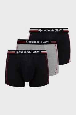 Ανδρικά Μπόξερ και σλιπ Μποξεράκια Reebok χρώμα: μαύρο