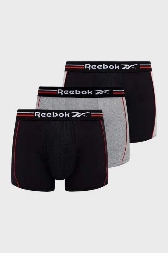 Ανδρικά Μπόξερ και σλιπ Μποξεράκια Reebok χρώμα: μαύρο