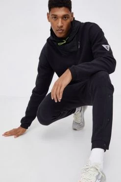 Ανδρικά Κοντά μπουφάν Μπουφάν Reebok χρώμα: μαύρο