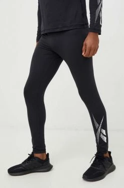 Ανδρικά Λειτουργικά εσώρουχα Reebok λειτουργικά κολάν μαύρο