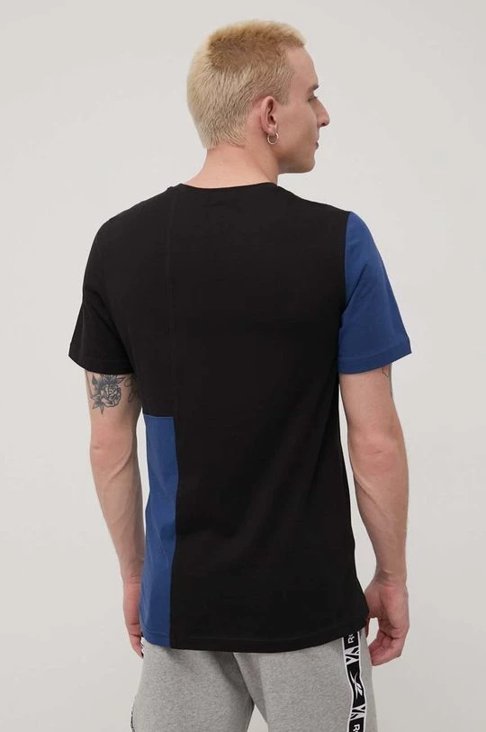 Ανδρικά Μπλουζάκια Βαμβακερό μπλουζάκι Reebok μπλε - Image 3