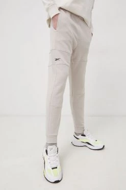 Ανδρικά Παντελόνια φόρμας Παντελόνι Reebok χρώμα: γκρι