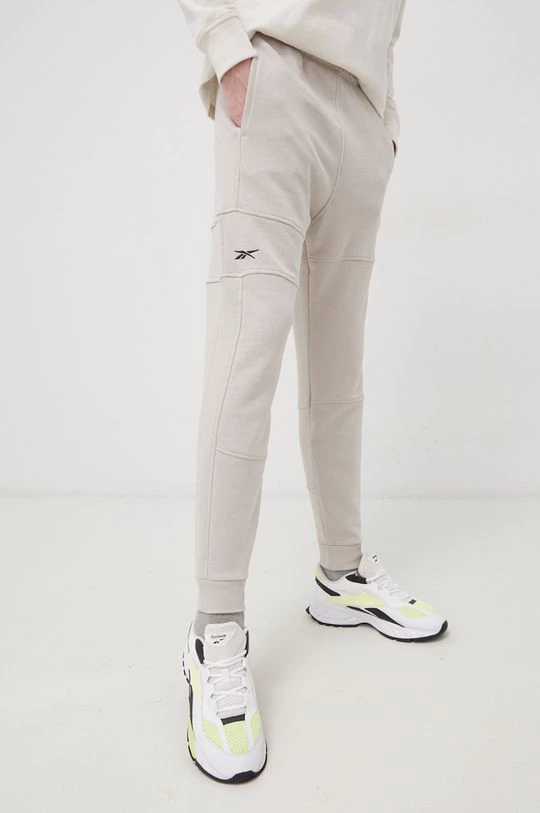 Ανδρικά Παντελόνια φόρμας Παντελόνι Reebok χρώμα: γκρι