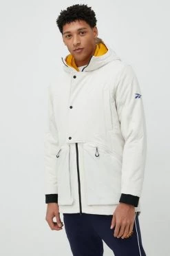 Ανδρικά Μακριά μπουφάν Αθλητικό μπουφάν Reebok Thermowarm + Graphene μπεζ