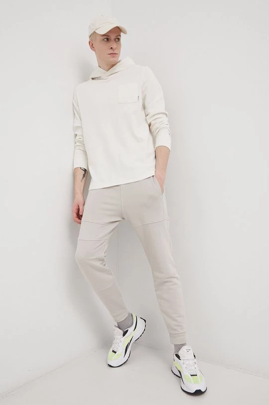 Ανδρικά Παντελόνια φόρμας Παντελόνι Reebok χρώμα: γκρι - Image 2