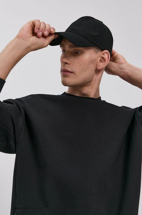 Ανδρικά Χωρίς φερμουάρ Μπλούζα Reebok χρώμα: μαύρο - Image 4