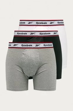 Ανδρικά Μπόξερ και σλιπ Reebok - Μποξεράκια (3-pack) μαύρο