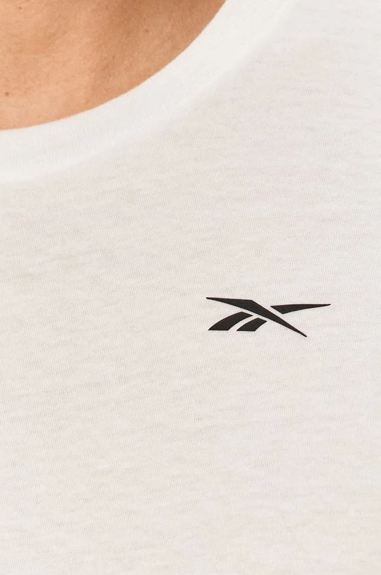 Ανδρικά Μπλουζάκια Reebok - Μπλουζάκι (3-pack) λευκό - Image 4