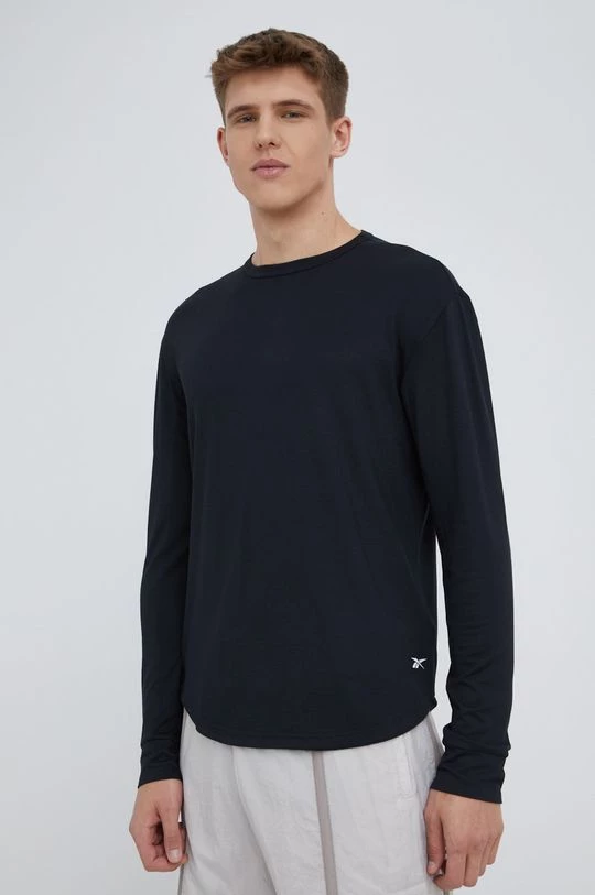 Ανδρικά Μακρυμάνικα Προπόνηση μακρυμάνικο Reebok μαύρο