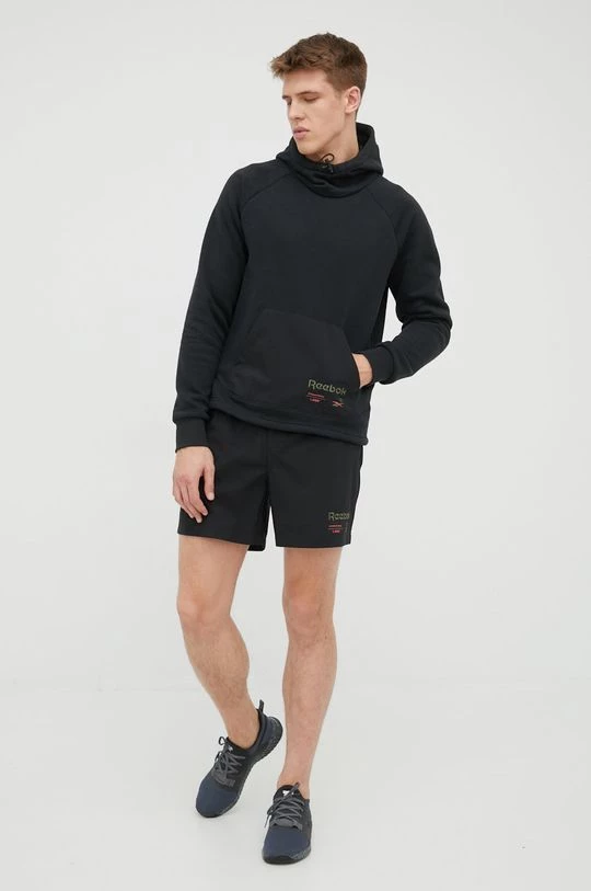 Ανδρικά Σορτς Reebok μαύρο - Image 2
