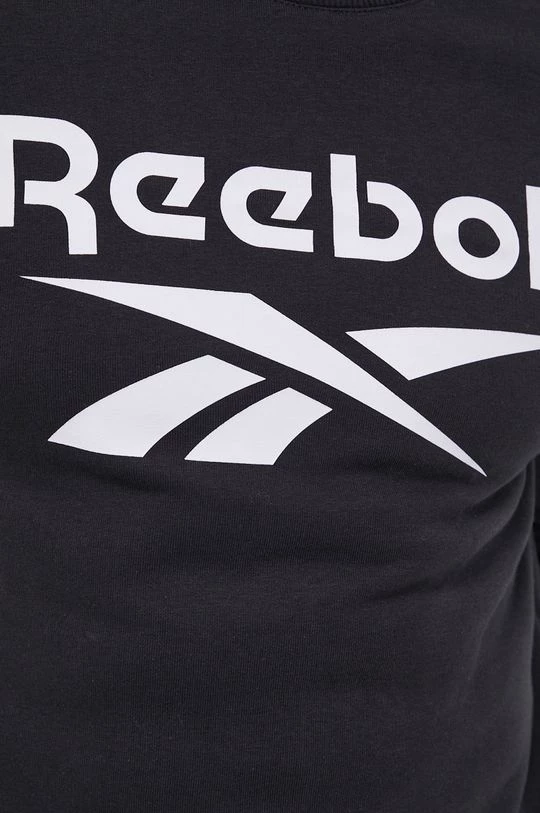 Ανδρικά Χωρίς φερμουάρ Μπλούζα Reebok χρώμα: μαύρο - Image 5