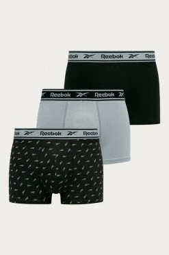 Ανδρικά Μπόξερ και σλιπ Reebok - Μποξεράκια (3-pack) μαύρο