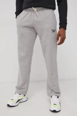 Ανδρικά Παντελόνια φόρμας Παντελόνι Reebok χρώμα: γκρι