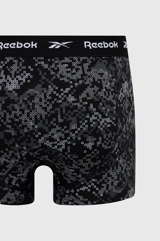 Ανδρικά Μπόξερ και σλιπ Μποξεράκια Reebok χρώμα: μαύρο - Image 3