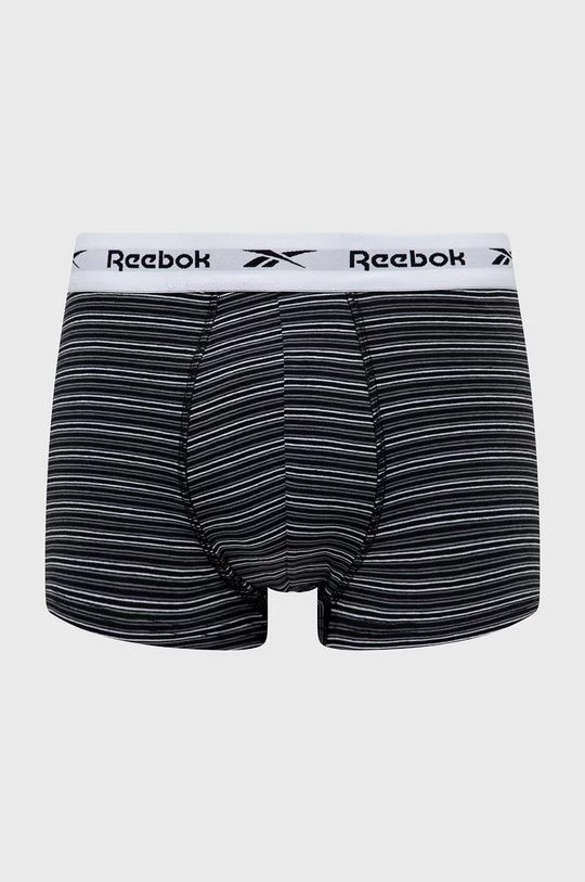 Ανδρικά Μπόξερ και σλιπ Μποξεράκια Reebok χρώμα: μαύρο - Image 4