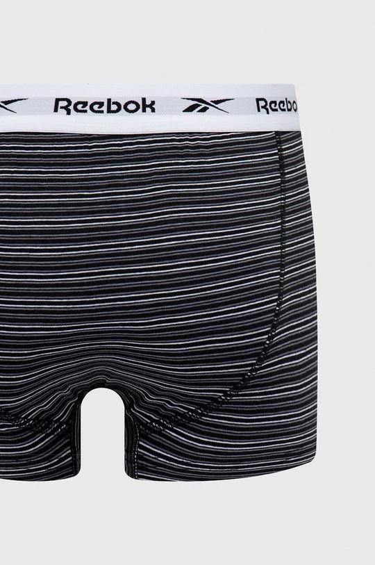Ανδρικά Μπόξερ και σλιπ Μποξεράκια Reebok χρώμα: μαύρο - Image 5