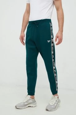 Ανδρικά Παντελόνια φόρμας Παντελόνι φόρμας Reebok πράσινο