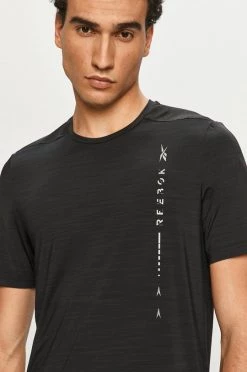 Ανδρικά Μπλουζάκια Μπλουζάκι Reebok μαύρο