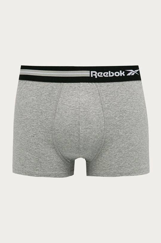 Ανδρικά Μπόξερ και σλιπ Reebok - Μποξεράκια (3-pack) μαύρο - Image 2