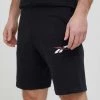 Ανδρικά Σορτς Reebok χρώμα: μαύρο