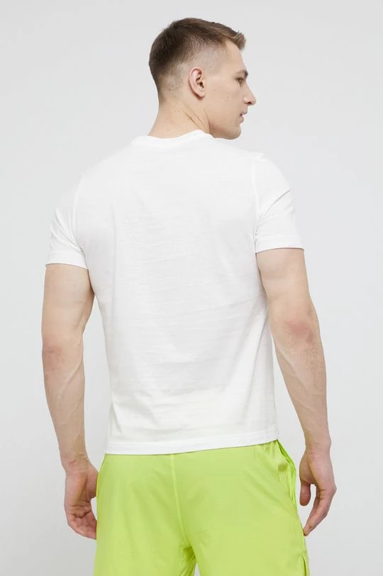 Ανδρικά Μπλουζάκια Βαμβακερό μπλουζάκι Reebok άσπρο - Image 3