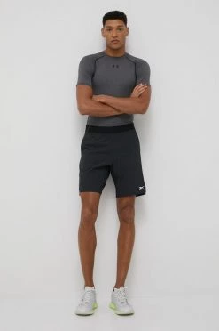 Ανδρικά Σορτς προπόνησης Reebok Graphic Strength χρώμα: μαύρο