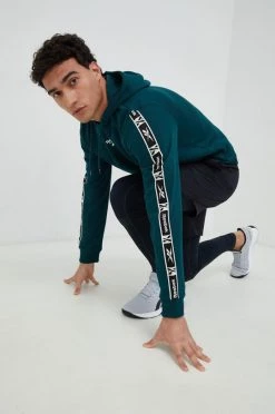 Ανδρικά Χωρίς φερμουάρ Μπλούζα Reebok πράσινο,