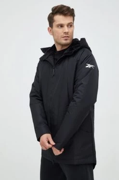 Ανδρικά Μακριά μπουφάν Μπουφάν Reebok μαύρο