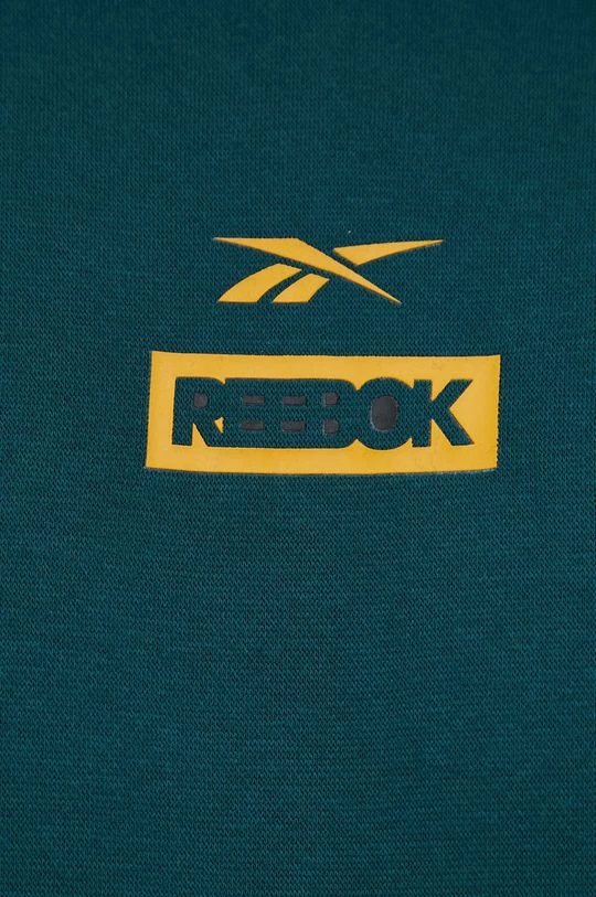 Ανδρικά Χωρίς φερμουάρ Μπλούζα Reebok πράσινο, με κουκούλα - Image 4
