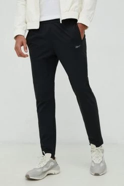 Ανδρικά Παντελόνια φόρμας Παντελόνι προπόνησης Reebok Performance μαύρο