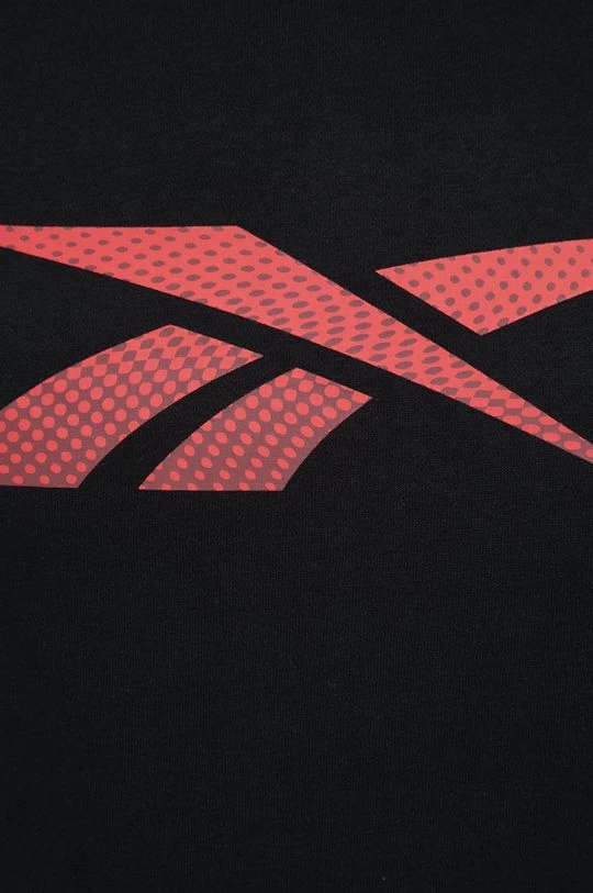 Ανδρικά Χωρίς φερμουάρ Μπλούζα Reebok μαύρο, με κουκούλα - Image 5