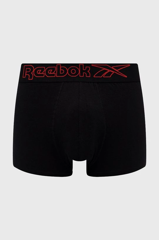 Ανδρικά Μπόξερ και σλιπ Μποξεράκια Reebok μαύρο - Image 2