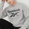Ανδρικά Χωρίς φερμουάρ Μπλούζα Reebok γκρι,