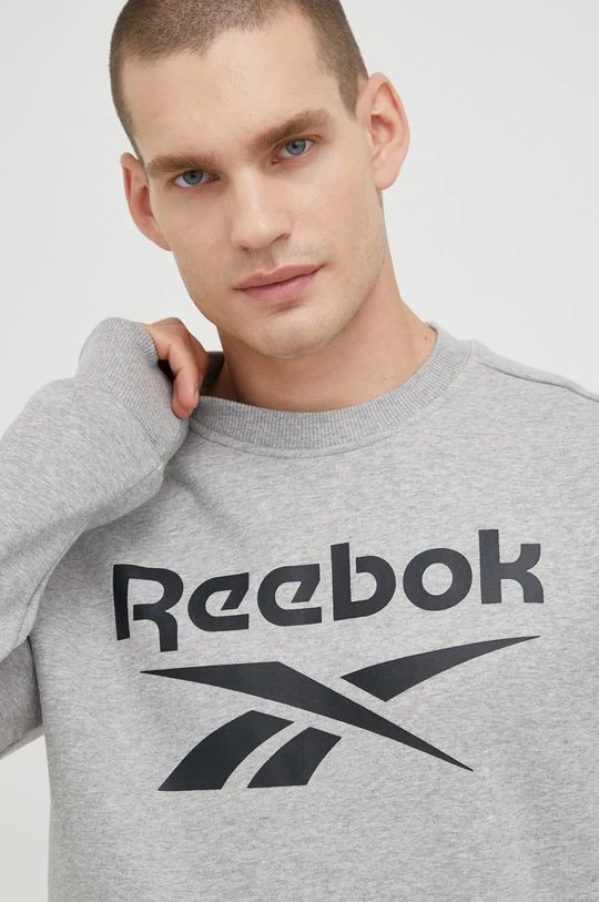 Ανδρικά Χωρίς φερμουάρ Μπλούζα Reebok γκρι, - Image 4