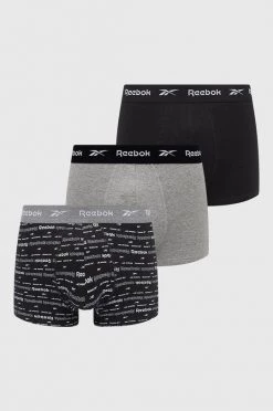 Ανδρικά Μπόξερ και σλιπ Μποξεράκια Reebok χρώμα: μαύρο