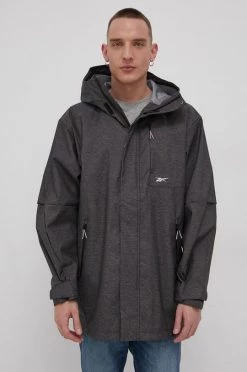 Ανδρικά Μακριά μπουφάν Μπουφάν Reebok γκρι