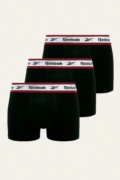 Ανδρικά Μπόξερ και σλιπ Reebok - Μποξεράκια (3-pack) μαύρο