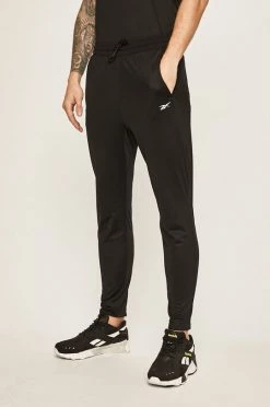 Ανδρικά Παντελόνια φόρμας Reebok - Παντελόνι μαύρο