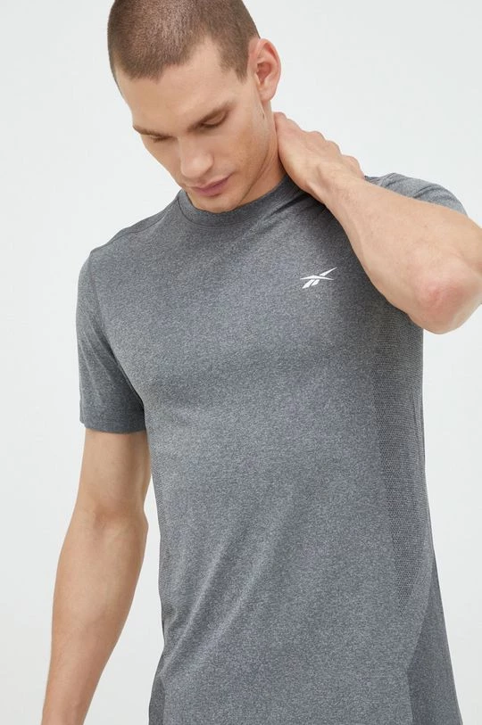 Ανδρικά Μπλουζάκια Μπλουζάκι προπόνησης Reebok By Fitness Myoknit , χρώμα: γκρι - Image 4