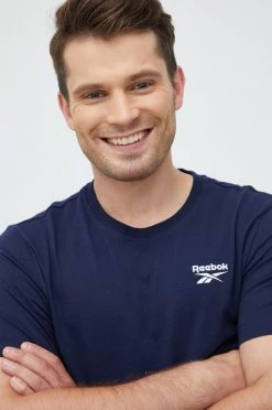 Ανδρικά Μπλουζάκια Μπλουζάκι Reebok ναυτικό μπλε